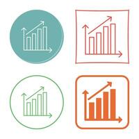 Rising Statistics Vector Icon