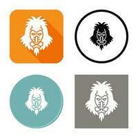 Mandrill Vector Icon