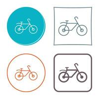 icono de vector de bicicleta