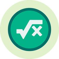 Square Root Vector Icon