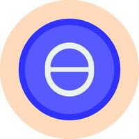 Theta Vector Icon