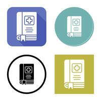 Medical Book Vector Icon