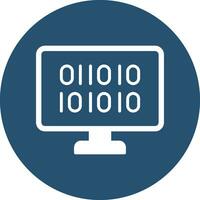 Binary Code Vector Icon