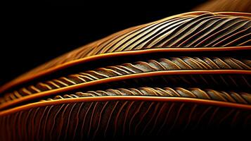 Close up texture leaf structure macro photography, abstract texture, Generative AI illustration photo