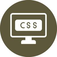 icono de vector de css