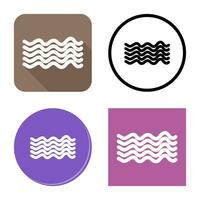 Magnetic Waves Vector Icon