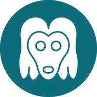 Afghan Hound Vector Icon