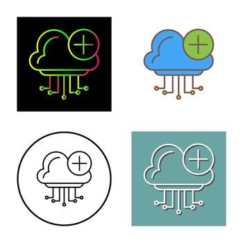 Cloud Computing Vector Icon