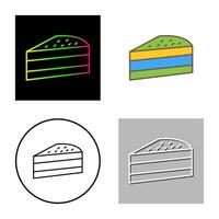 Cake Slice Vector Icon