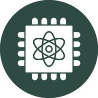 Quantum Computing Vector Icon