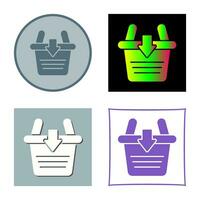 Add To Basket Vector Icon