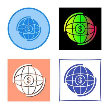 icono de vector de globo