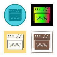 Web Browser Vector Icon