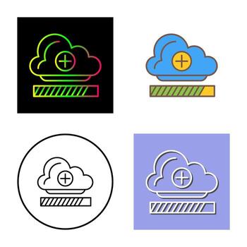 icono de vector de carga