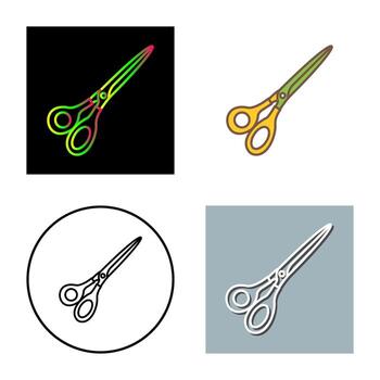 icono de vector de tijeras