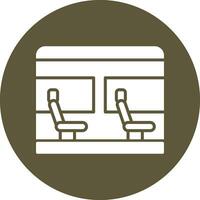 icono de vector de asiento