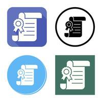 Legal Paper Vector Icon