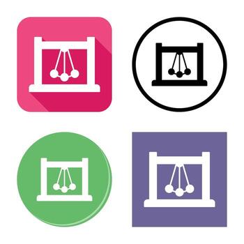icono de vector de péndulo