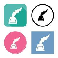 Inkwell Vector Icon