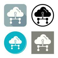 Internet Cloud Vector Icon