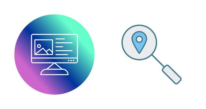 Unique Web Optimization Vector Icon