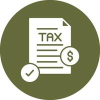 Taxes Vector Icon