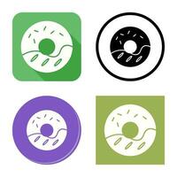 Cream Doughnut Vector Icon