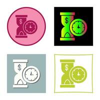 Time is Money Vector Icon