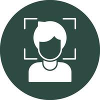 Face Scanner Vector Icon