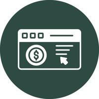 Pay Per Click Vector Icon