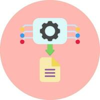 Machine Generated Data Vector Icon