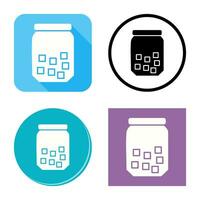 Sugar Bottle Vector Icon