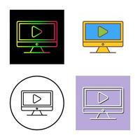 Video Lesson Vector Icon