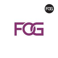 Letter FOG Monogram Logo Design vector