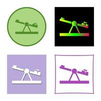 Seesaw Vector Icon