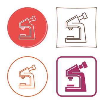 Microscope Vector Icon