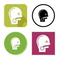 Throat Cancer Vector Icon