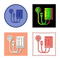 Blood Pressure Gauge Vector Icon