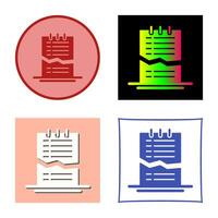 Corrupted List Vector Icon