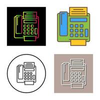 fax Machine Vector Icon