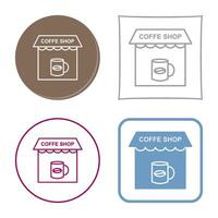 Coffee Shop Vector Icon