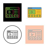 Online Tutorials Vector Icon