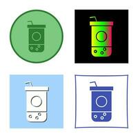 Chocolate Shake Vector Icon