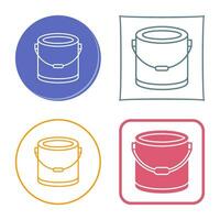 Paint Bucket Vector Icon