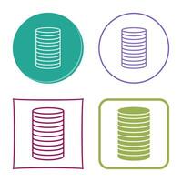 Stack of Coins Vector Icon