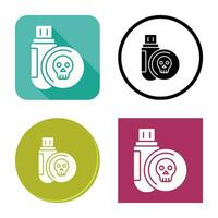 Infected Usb Drive Vector Icon