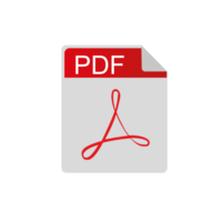 PDF file icon format. Pdf download document image button doc icon png