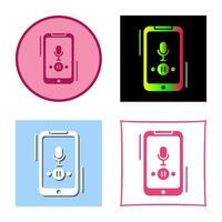 Voice Record Vector Icon