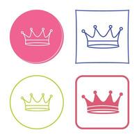 King Crown Vector Icon