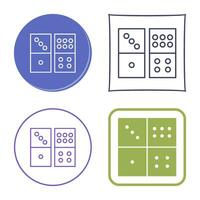 Domino Game Vector Icon